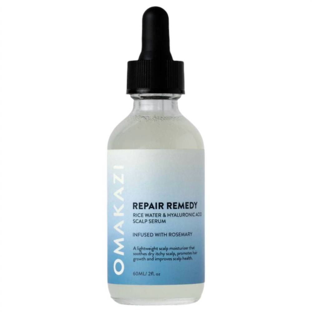NEW OMAKAZI BEAUTY repair remedy rice water & hyaluronic acid scalp serum in blu